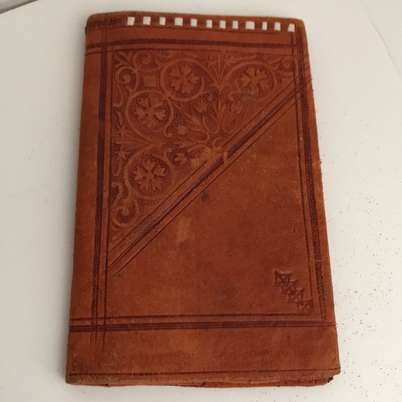 Vintage Handbags - Vintage tooled leather wallet